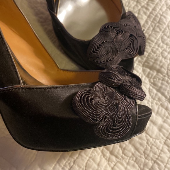 BADGLEY MISCHKA Black Pumps 7M - Picture 8 of 9